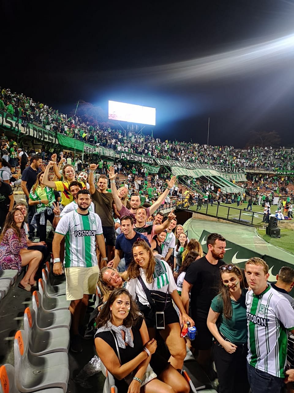 Aficionados en La Bombonera